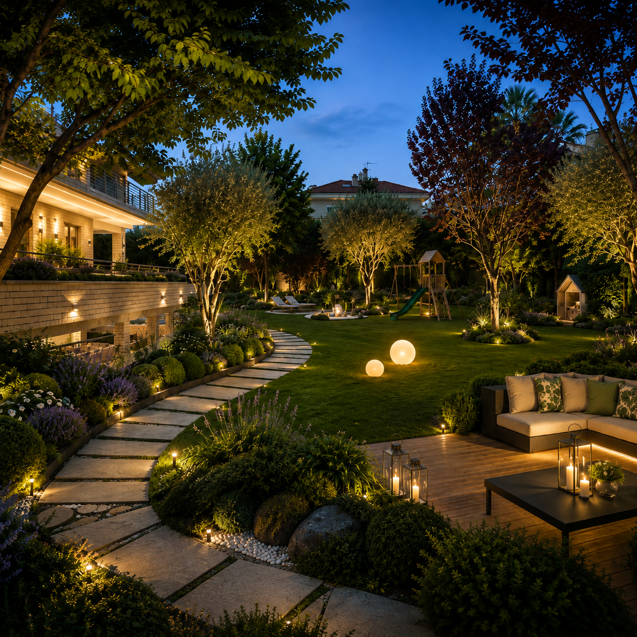 villa-pescara-giardino-privato-serale